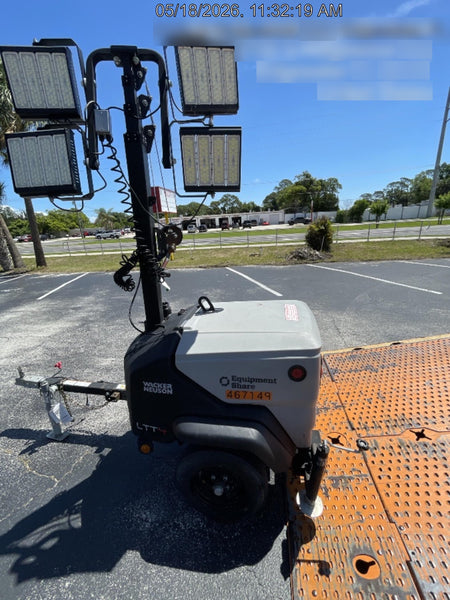 2024 Wacker Neuson LTT4 Diesel, Kohler KDW702, Deep Sea Controller, Auto Start, LED 320W, Bypass Outlet, T3