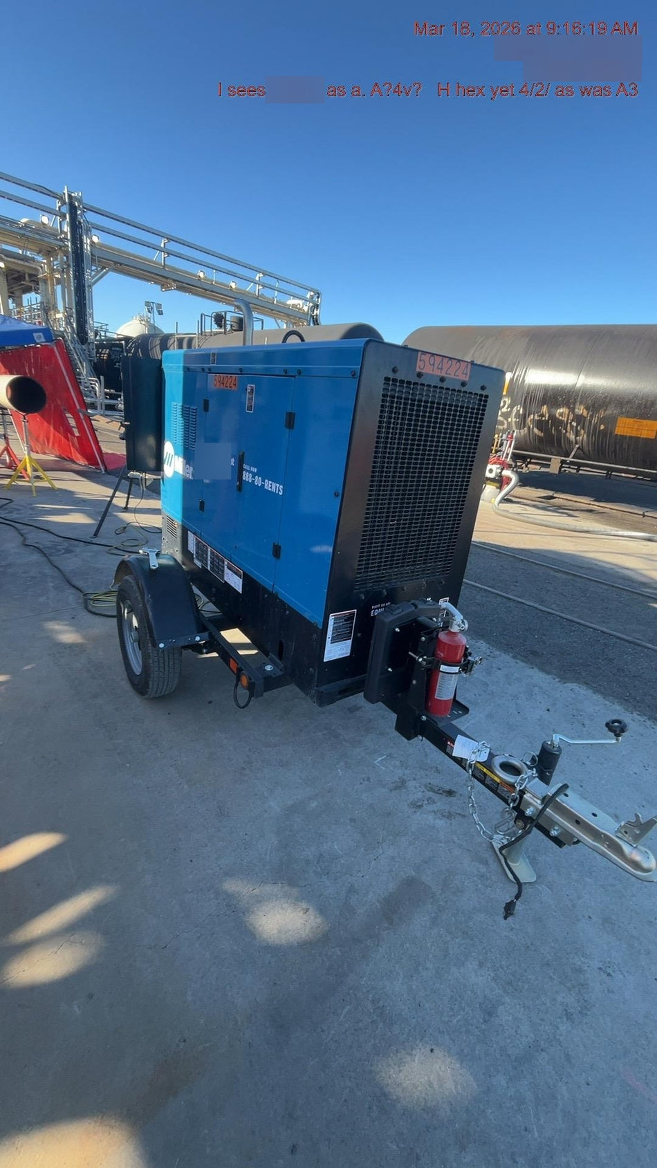 2025 MILLER ELECTRIC BIG BLUE 500