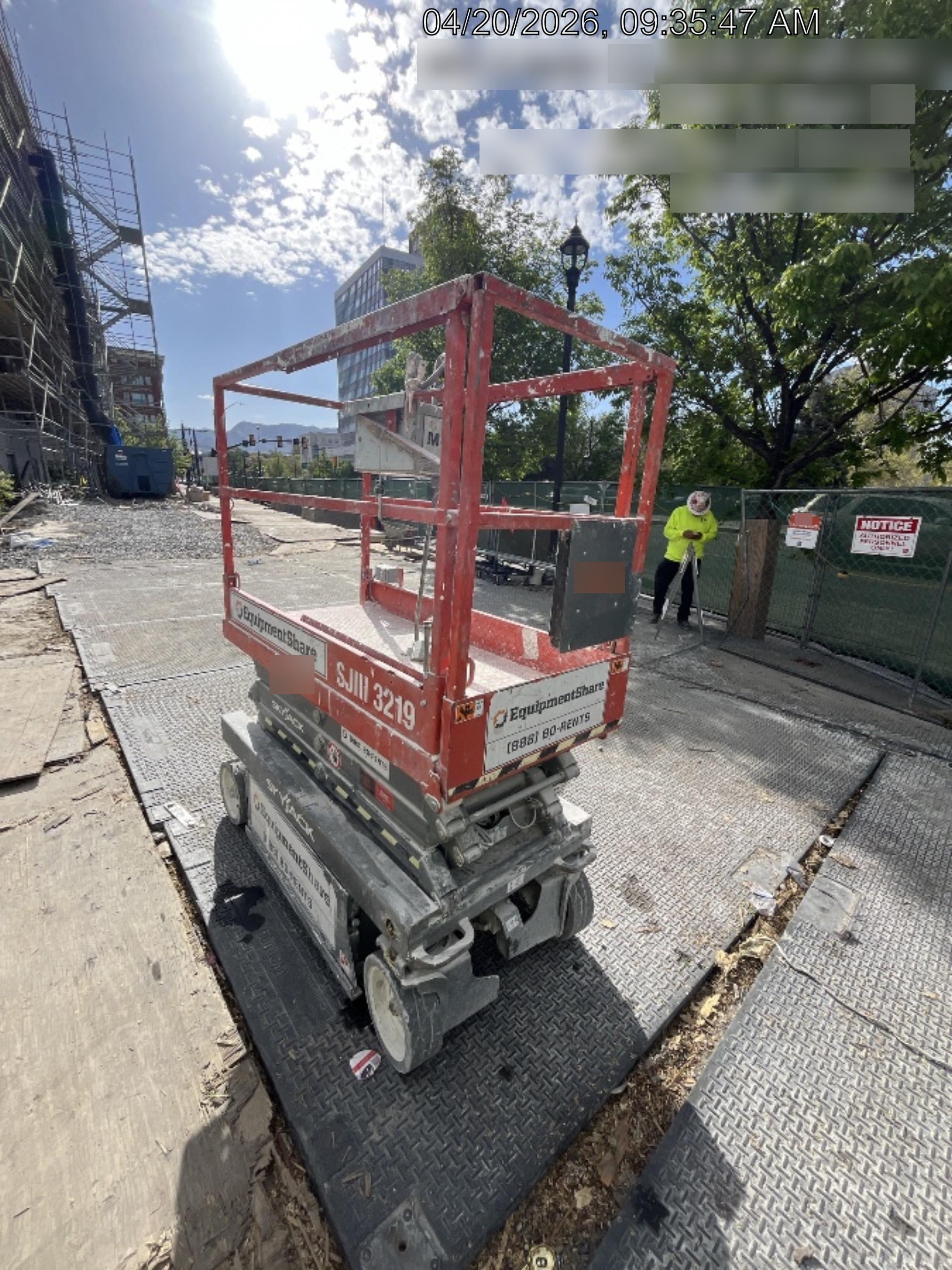 2019 Skyjack SJIII-3219 Standard Options