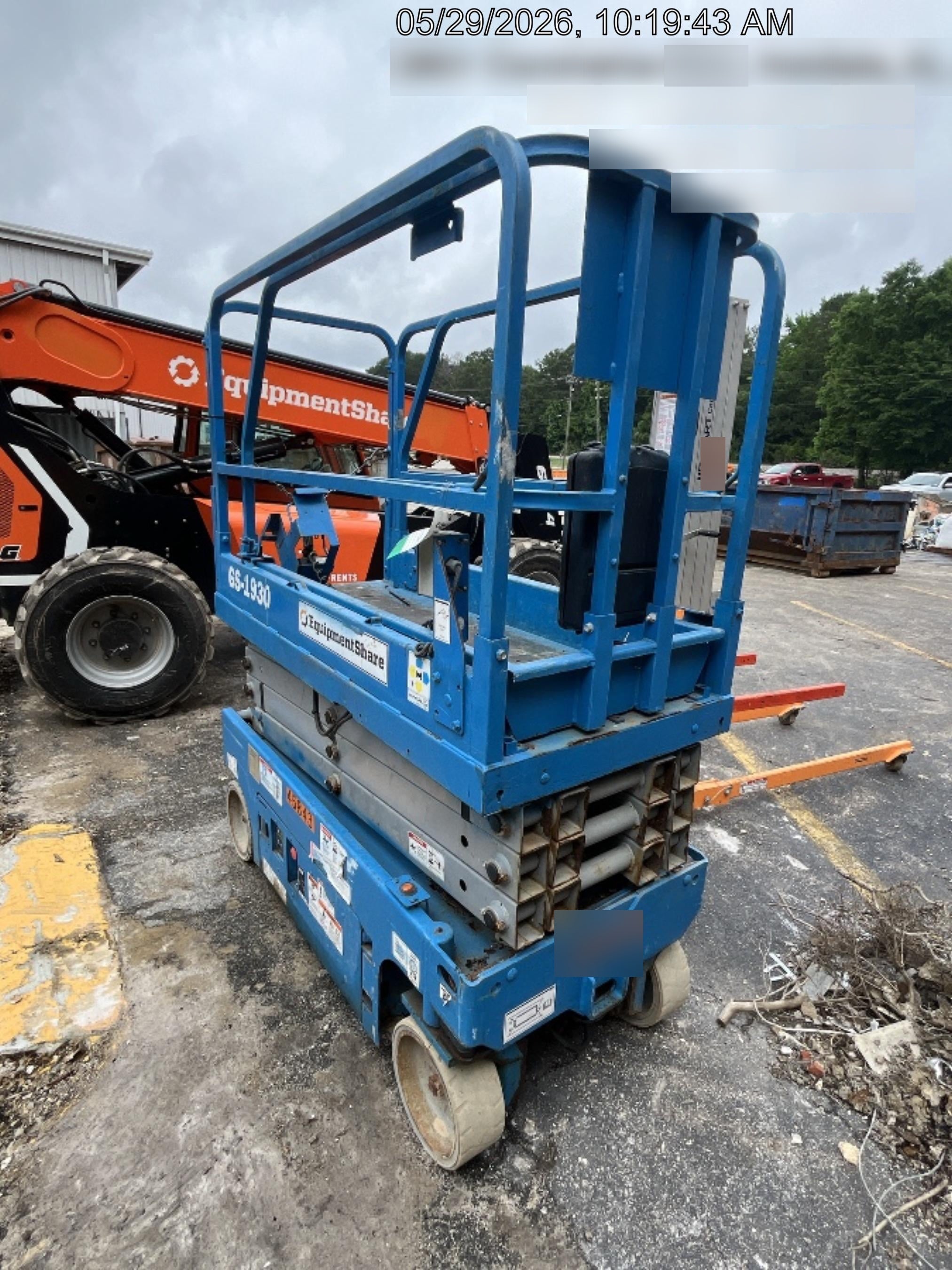 2019 Genie GS-1930 Fixed rails with chain Entry
