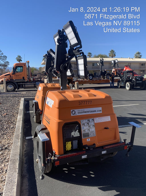 2023 Generac MLT2 Diesel, Flex Switch 120V Input, Powerzone Controller, 
(4) 320W LED Lights, 4kW Generator, 39.9 Gal Fuel Tank, 2" Ball, T3