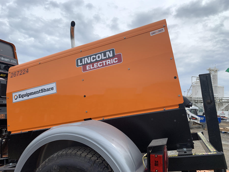 2022 Lincoln Electric LE400 Kubota V1505, Trlr, Cable Rack, Light Kit, ES Decals, T3