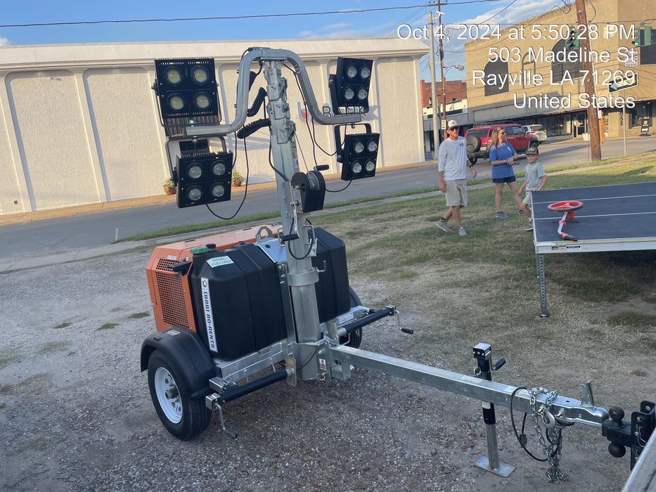 2024 Wanco WLTT-4MM4K Diesel, Deep Sea Controller, Shore Power Plug, Auto Start, (4) 350W LED Floodlights, 4kW Generator, 60 Gal Fuel Tank, 2" Ball, T3