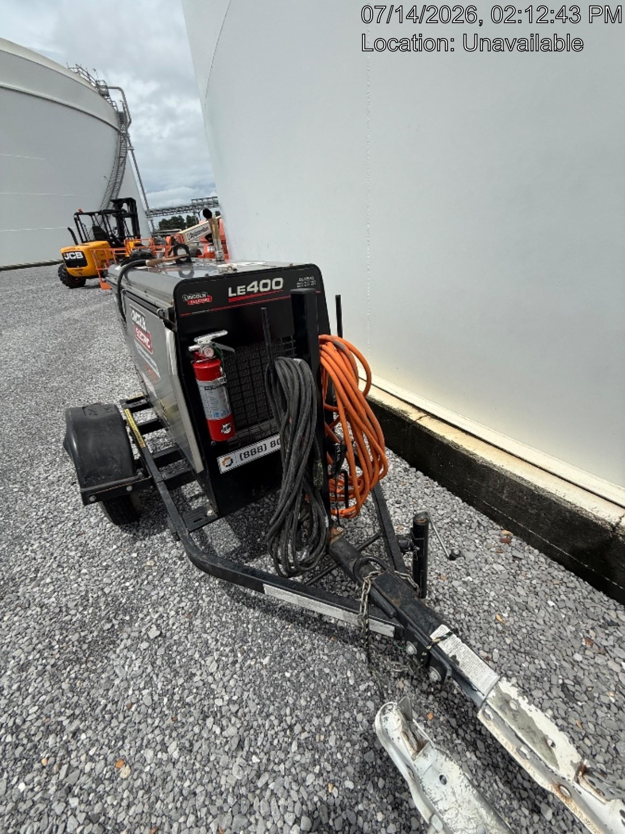 2024 Lincoln Electric LE400 Kubota V1505, Trlr, Cable Rack, Light Kit, ES Decals, T3