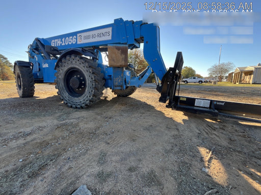 2019 Genie GTH-1056 Canopy, Solid RT Tires, LED Work Lights, Beacon 60" QA Carriage, 60" Forks