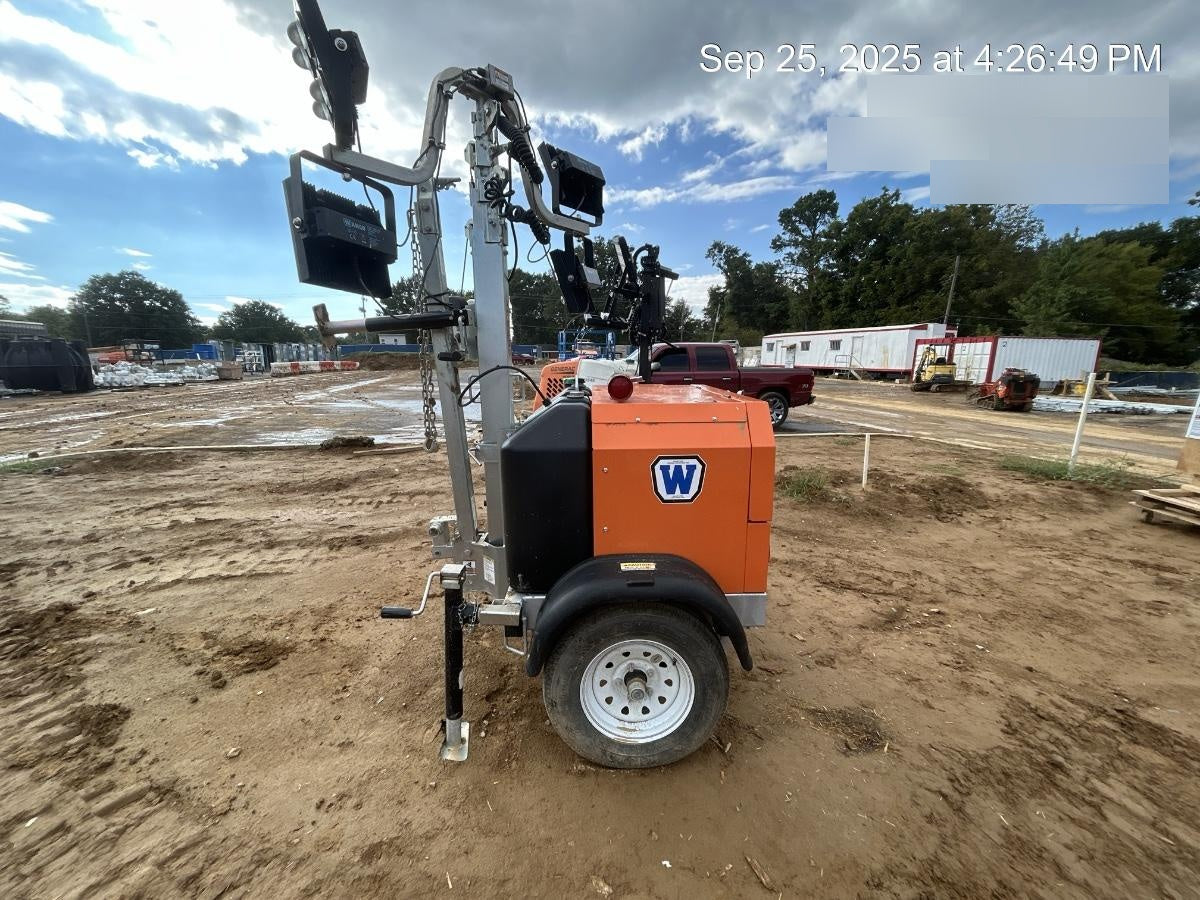 2025 Wanco WLTT-4MM4K Diesel, Mitsubishi L2E, 9.0HP @1800 rpm, Deep Sea Controller, Shore Power Plug, Auto Start, (4) 350W LED Floodlights, 4kW Generator, 60 Gal Fuel Tank, 2" Ball, T3