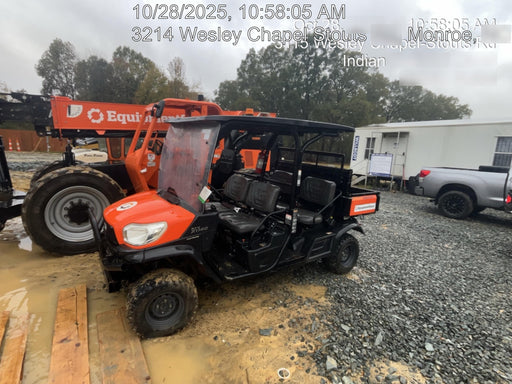 2021 Kubota RTV-X1140W-H Plastic Canopy, Windshield Acrylic Clear, LED Strobe Light, Wire Harness Kit, Back up Alarm
