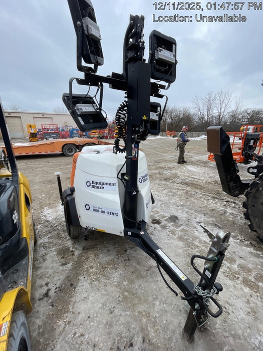 2024 Generac MLT2 Diesel, Flex Switch 120V Input, Powerzone Controller, 
(4) 320W LED Lights, 4kW Generator, 39.9 Gal Fuel Tank, 2" Ball, T3