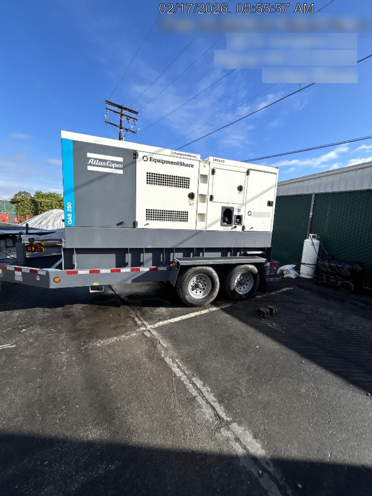 2021 ATLAS COPCO QAS250