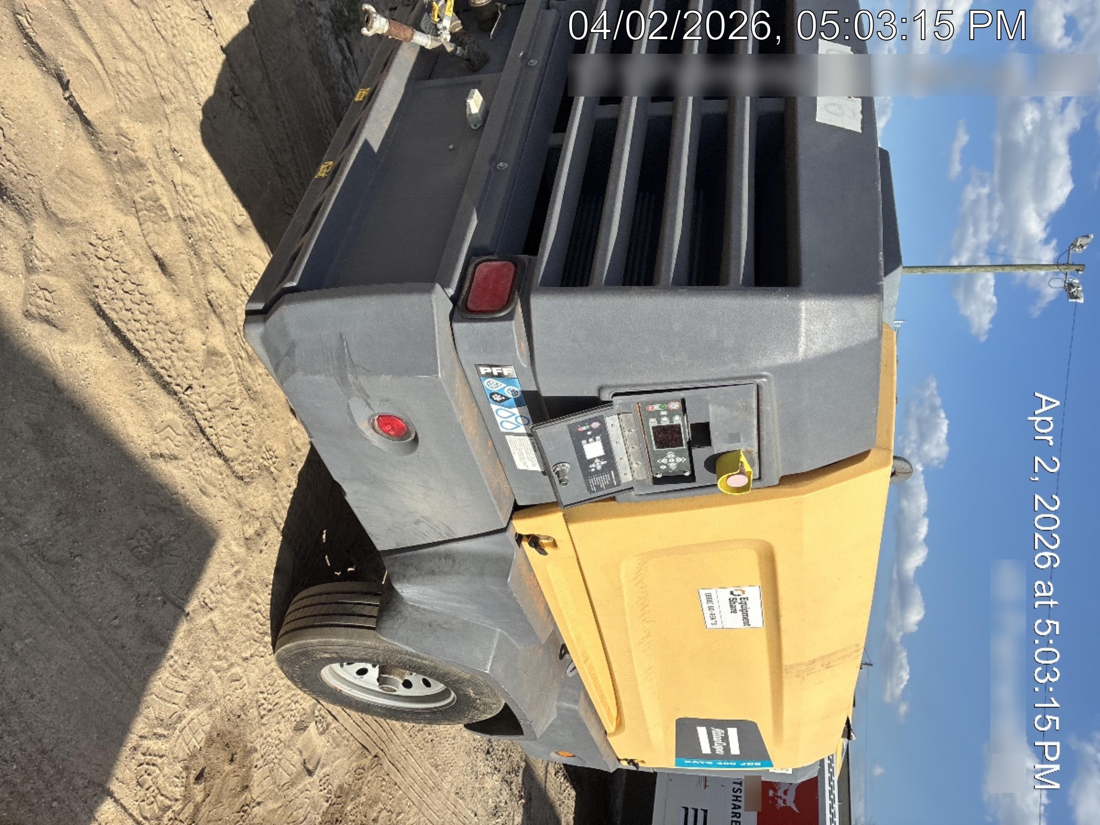 2020 ATLAS COPCO XATS 400 PFF