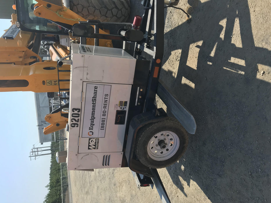2018 Multiquip DLW300ESA1 Multiquip DLW300ESA1 300 Amp Welder w/Trailer, 100' of Lead, 50' of Ground, Wired Remotes