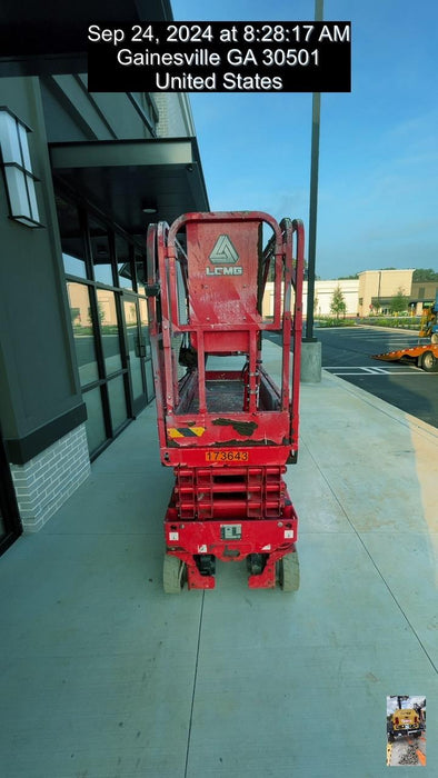 2021 Lgmg AS1932E Electric Drive, Solid Non Marking Tires, Dual Beacons