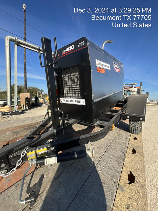 2024 Lincoln Electric LE400 Kubota V1505, Trlr, Cable Rack, Light Kit, ES Decals, T3