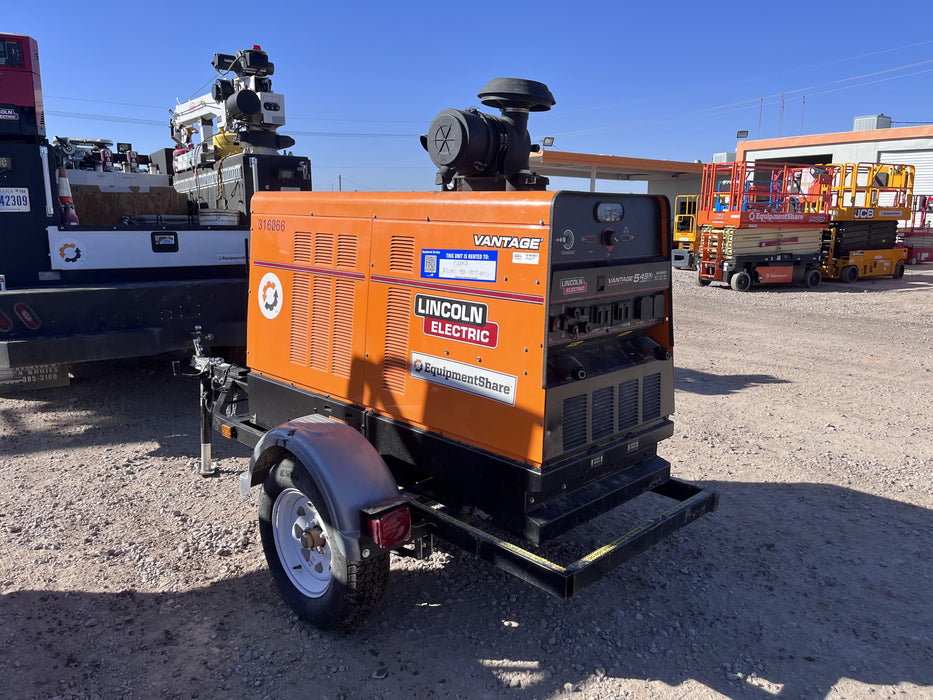 2023 Lincoln Electric Vantage 549X Crosslink Technology, Trailer Mounted, ES Decals, T3