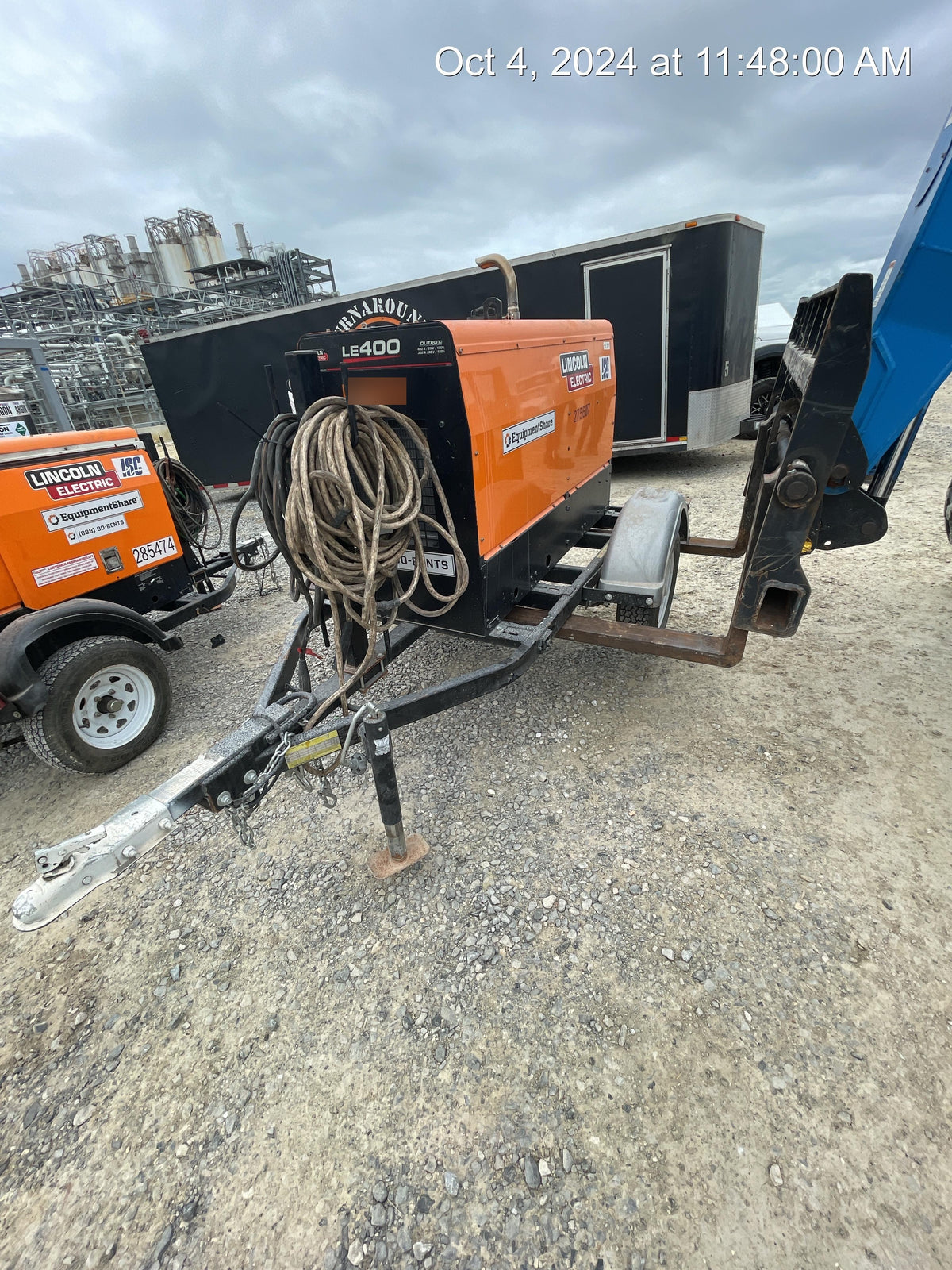 2022 Lincoln Electric LE400 Kubota V1505, Trlr, Cable Rack, Light Kit, ES Decals, T3