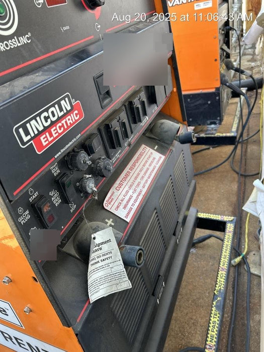 2021 Lincoln Electric Vantage 549X Ready Pak 3, ORANGE (includes trailer, cable rack, fender light kit)