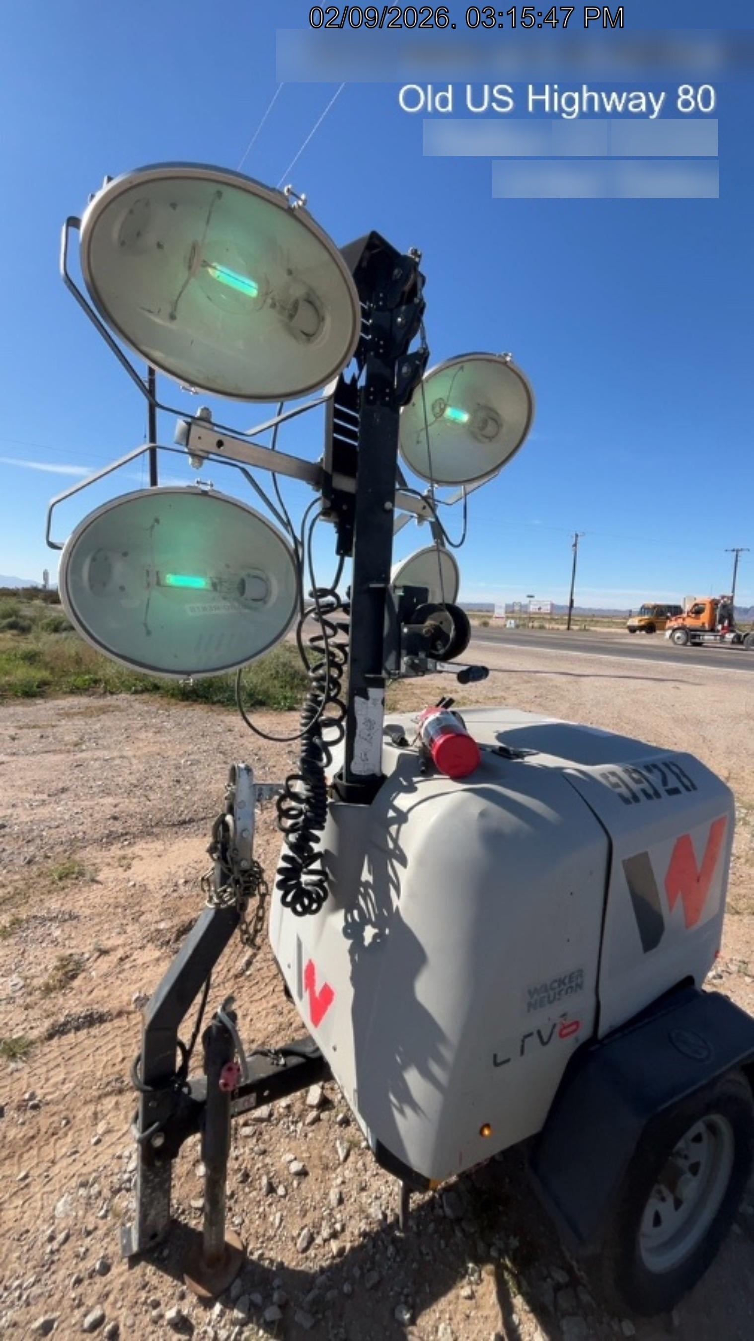 Wacker Neuson LTV6K-MH Wacker Neuson LTV6K Towable Light Tower