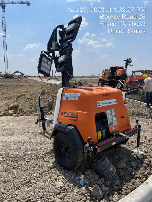 2023 Generac MLT2 Diesel, Flex Switch 120V Input, Powerzone Controller, (4) 320W LED Lights, 4kW Generator, 39.9 Gal Fuel Tank, 2" Ball, T3