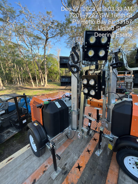 2023 Wanco WLTT-4MM4K Diesel, Deep Sea Controller, Shore Power Plug, Auto Start, (4) 350W LED Floodlights, 4kW Generator, 60 Gal Fuel Tank, 2" Ball, T3