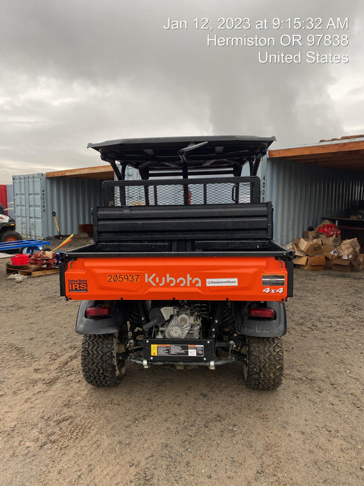 2022 Kubota RTV-X1140W-H Plastic Canopy, Windshield Acrylic Clear, LED Strobe Light, Wire Harness Kit, Back up Alarm