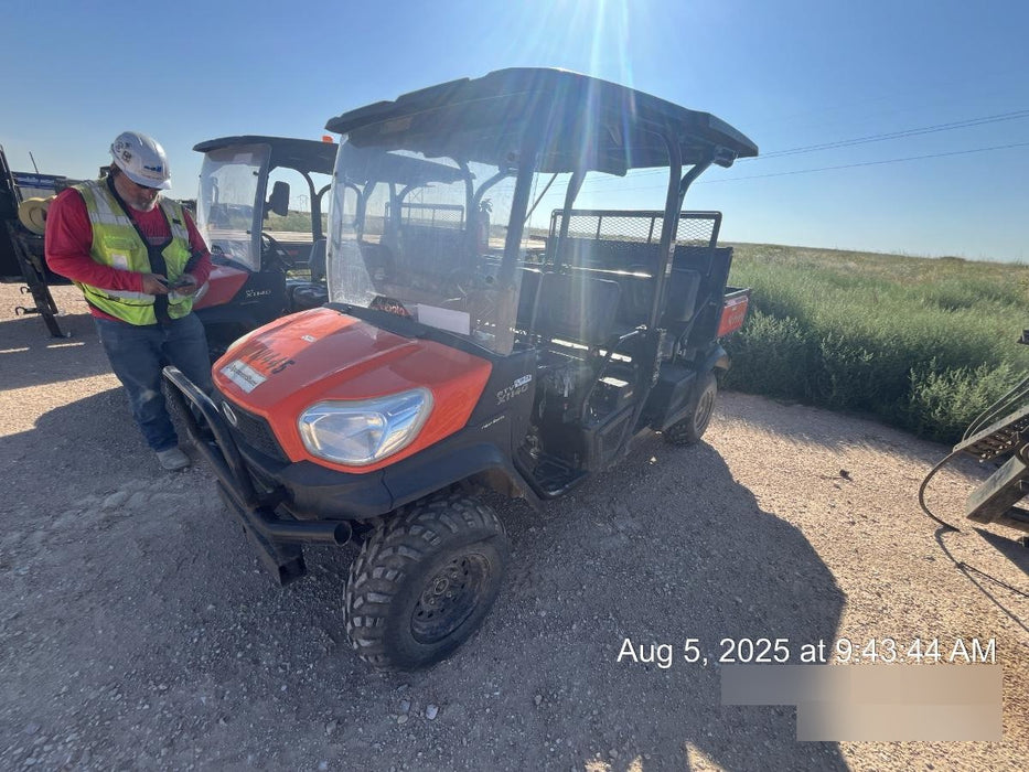 2020 Kubota RTV-X1140W-H 4WD, LED Strobe, Windshield Acrylic Clear, Plastic Canopy, LED Strobe Light, Wire Harness Kit, Backup Alarm