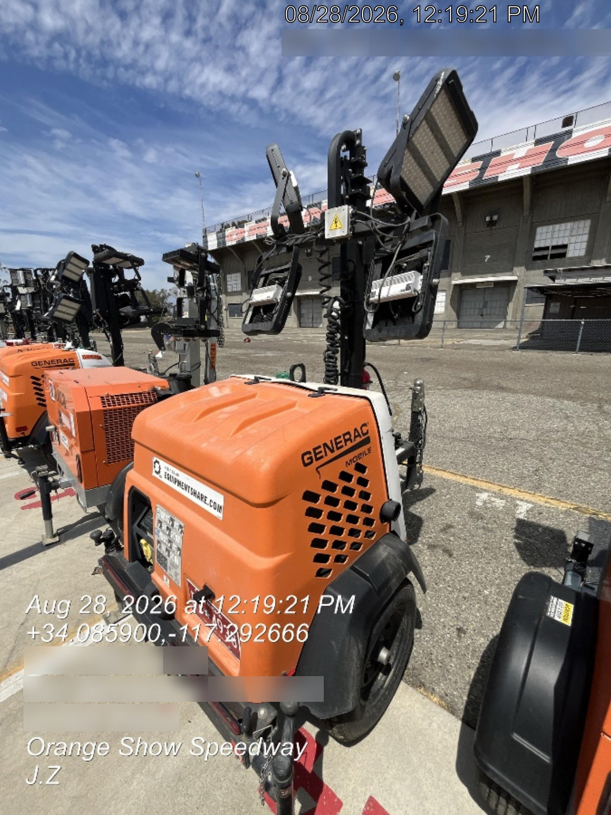 2023 Generac MLT2 Diesel, Flex Switch 120V Input, Powerzone Controller, 
(4) 320W LED Lights, 4kW Generator, 39.9 Gal Fuel Tank, 2" Ball, T3