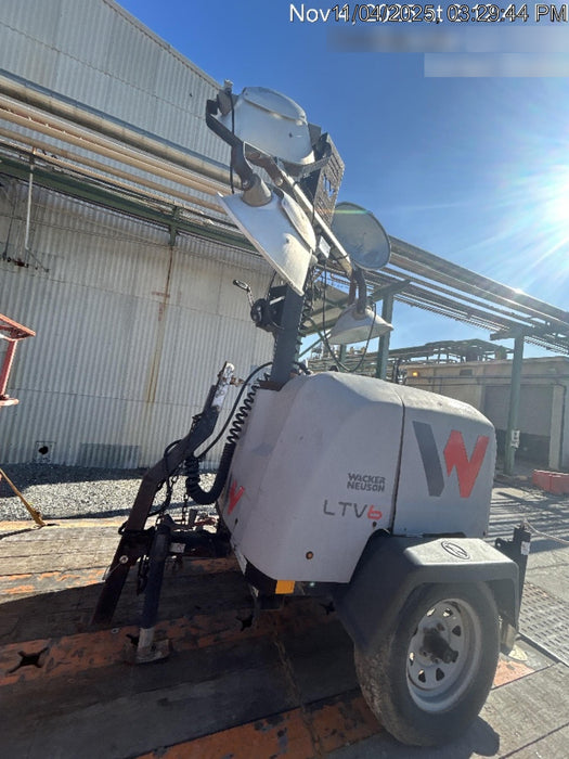 2019 Wacker Neuson LTV6L-MH Wacker Neuson LTV6L Mobile Light Tower w/Fuel Level Sensor Installed