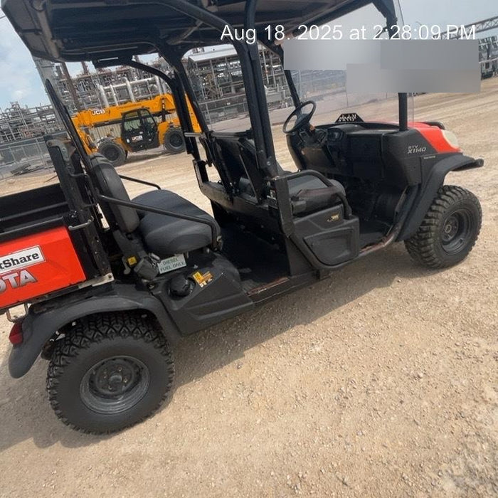 Kubota RTV-X1140W-H Canopy, 4-Seater, Diesel, Windshield Acrylic Clear, Strobe Light, Backup Alarm