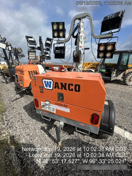 2024 Wanco WLTT-4MM4K Diesel, Deep Sea Controller, Shore Power Plug, Auto Start, (4) 350W LED Floodlights, 4kW Generator, 60 Gal Fuel Tank, 2" Ball, T3