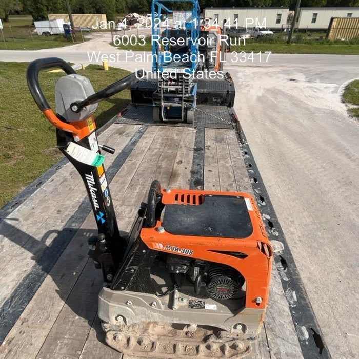 2023 Multiquip MV308GH Honda GX270, 18" Plate, Tachometer