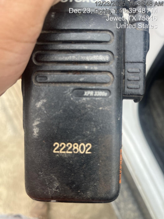 2022 MOTOROLA XPR3300E