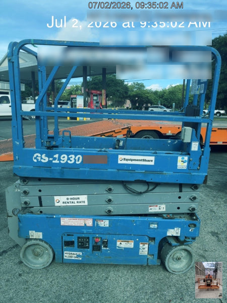 2019 Genie GS-1930 Fixed rails with chain Entry