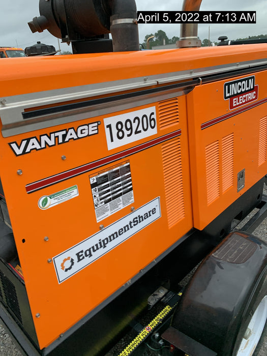 2021 Lincoln Electric Vantage 549X Ready Pak 3, ORANGE (includes trailer, cable rack, fender light kit)