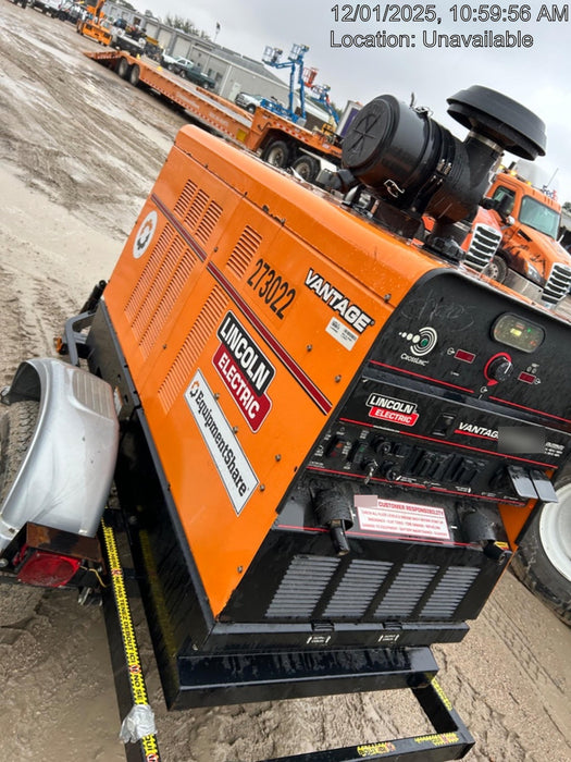 2022 Lincoln Electric Vantage 549X Crosslink Technology, Trailer Mounted, ES Decals, T3