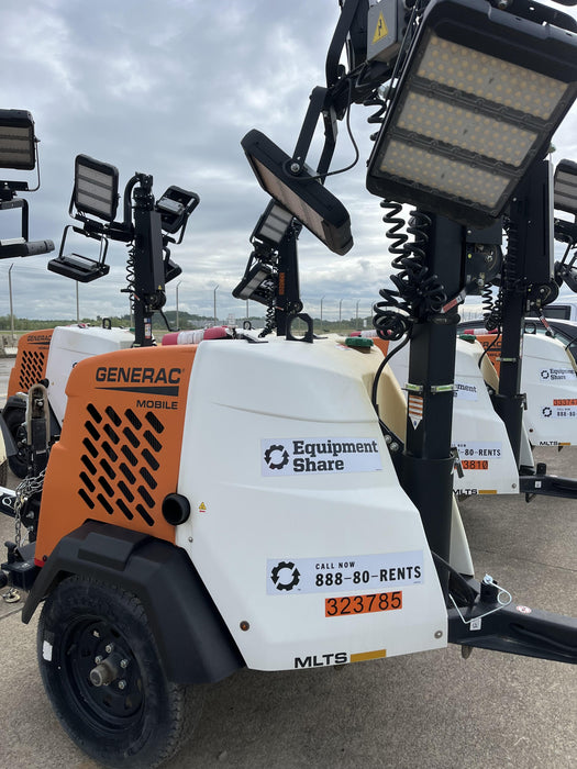 2023 Generac MLT2 Diesel, Flex Switch 120V Input, Powerzone Controller, (4) 320W LED Lights, 4kW Generator, 39.9 Gal Fuel Tank, 2" Ball, T3