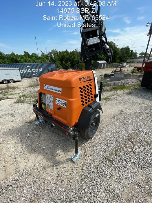 2023 Generac MLT2 Diesel, Flex Switch 120V Input, Powerzone Controller, (4) 320W LED Lights, 4kW Generator, 39.9 Gal Fuel Tank, 2" Ball, T3
