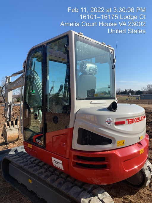 2021 TAKEUCHI TB250-2C