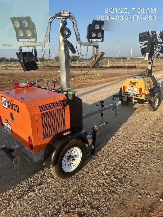 2024 Wanco WLTT-4MM4K Diesel, Deep Sea Controller, Shore Power Plug, Auto Start, (4) 350W LED Floodlights, 4kW Generator, 60 Gal Fuel Tank, 2" Ball, T3