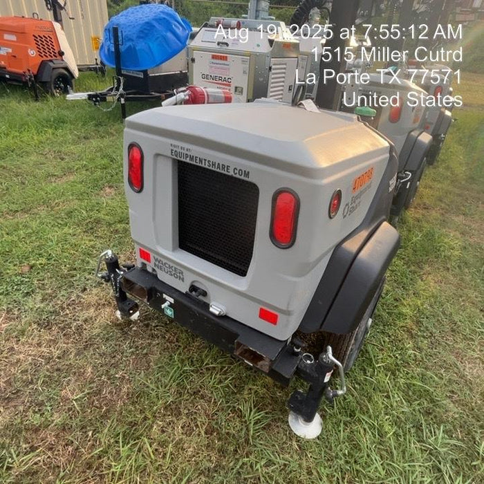 2024 Wacker Neuson LTT4 Diesel, Kohler KDW702, Deep Sea Controller, Auto Start, LED 320W, Bypass Outlet, T3