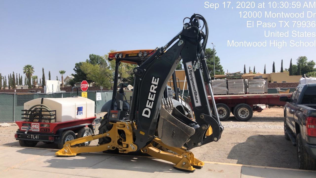 2020 John Deere 310LEP - Extendable Stick Canopy, 4WD, Extendable Stick, Pilot Controls, 2 Way Hydraulics, TAG Manual QC