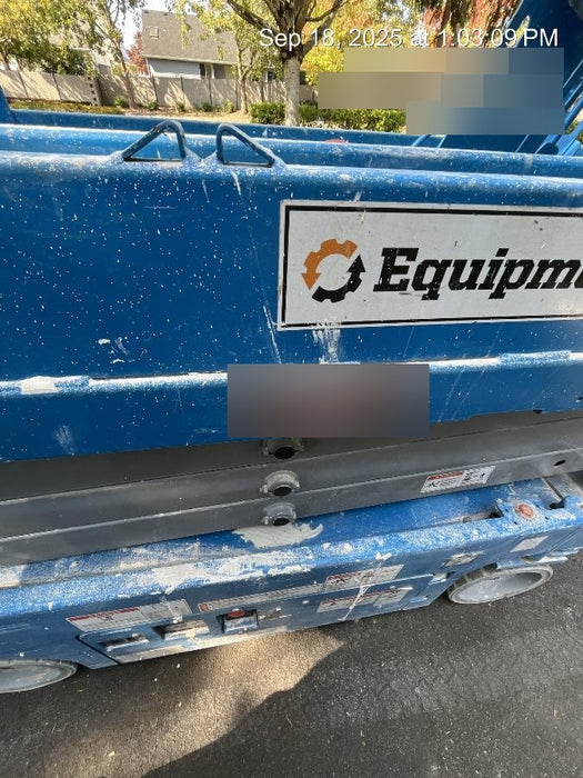 2020 Genie GS-1930 Solid Non Marking Tires, Beacon, Folding rails with half height swing gate, 800W Inverter