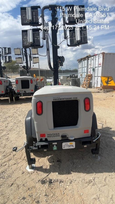 2024 Wacker Neuson LTT4 Diesel, Kohler KDW702, Deep Sea Controller, Auto Start, LED 320W, Bypass Outlet, T3