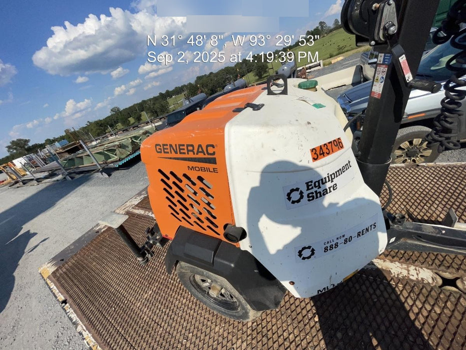 2023 Generac MLT2 Diesel, Flex Switch 120V Input, Powerzone Controller, (4) 320W LED Lights, 4kW Generator, 39.9 Gal Fuel Tank, 2" Ball, T3