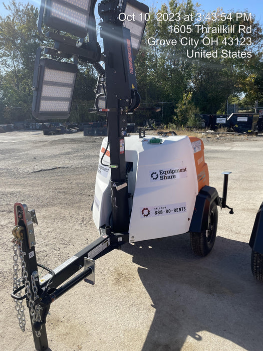 2023 Generac MLT2 Diesel, Flex Switch 120V Input, Powerzone Controller, 
(4) 320W LED Lights, 4kW Generator, 39.9 Gal Fuel Tank, 2" Ball, T3