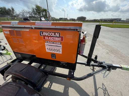 2021 Lincoln Electric Vantage 322 Vantage 322 Ready Pak 3 w/ Decals, ORANGE (includes trailer, cable rack, fender light kit) NO Telematics