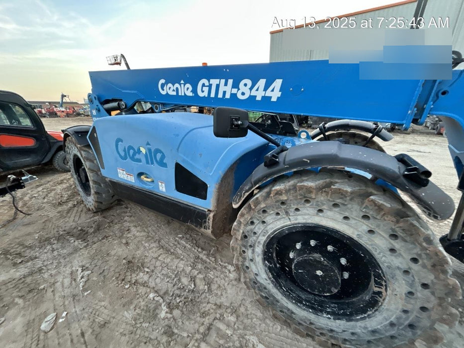 2018 Genie GTH-844 Genie GTH-844 w/ROPS, Work Lights, Solid Tires, RH Cab Mesh, Beacon, 60" Carriage and Forks