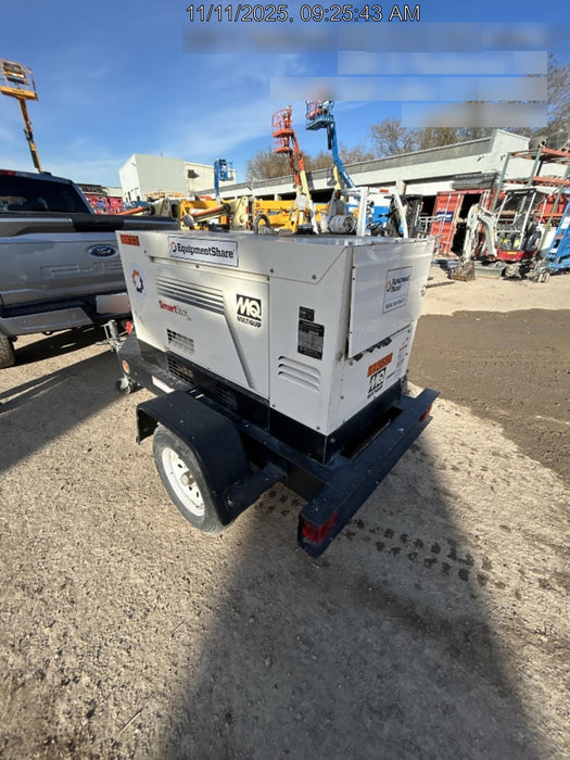 2020 Multiquip DLW400ESA4 400 amp Welder, 14kW, 120/240V, T4F Kubota, Trailer