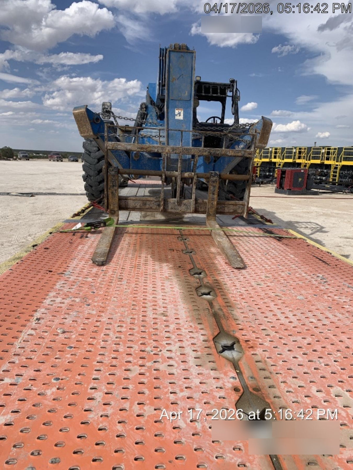 2018 Genie GTH-1056 GTH-1056 w/Open ROPS, Solid Tires, Work Lights, 60" carriage/forks, cab mesh, beacon