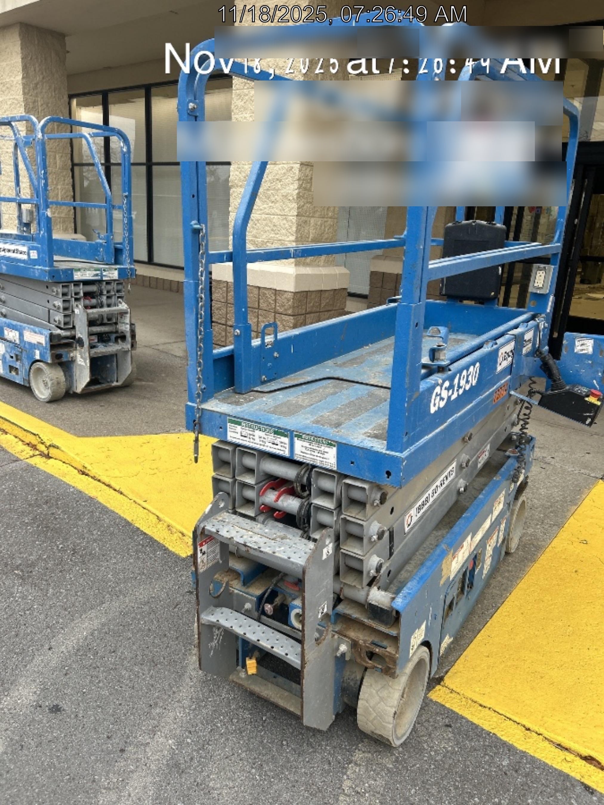2020 Genie GS-1930 Fixed rails with chain entry gate - Pre A92.20
