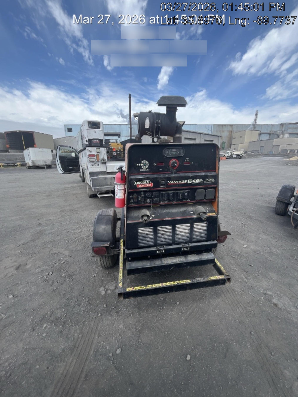 2021 Lincoln Electric Vantage 549X Ready Pak 3, ORANGE (includes trailer, cable rack, fender light kit)